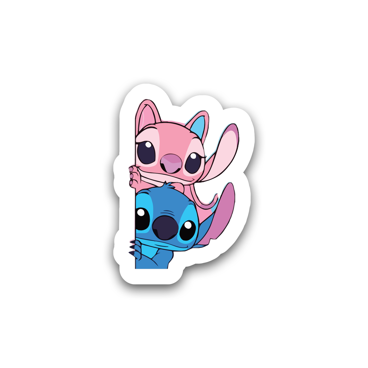 Stitch and Angel Sticker