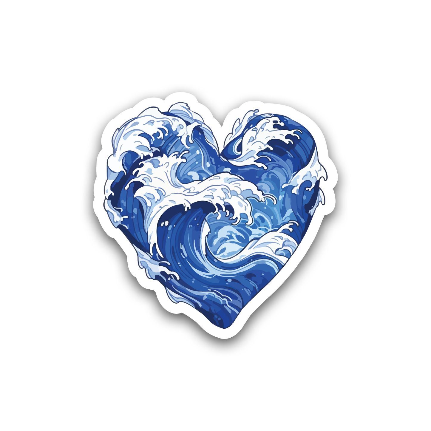 Wave of Love Sticker