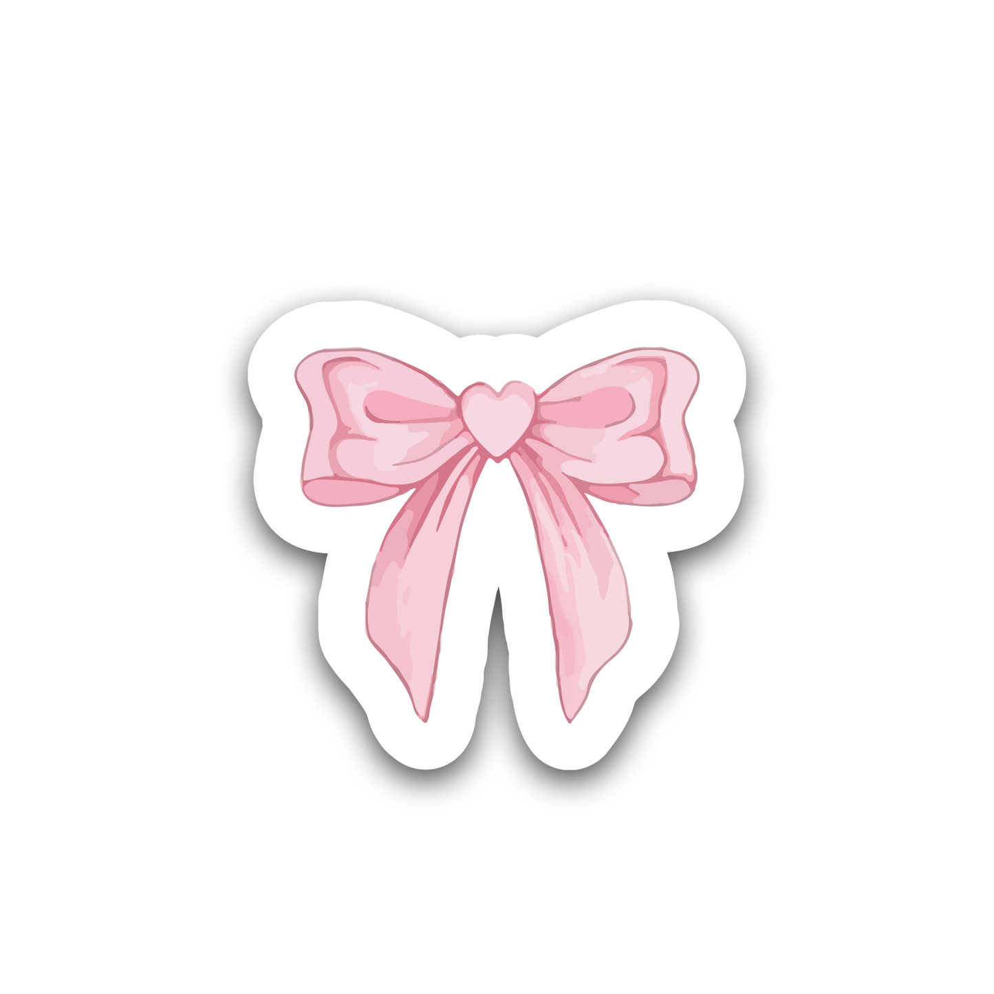 Pink Bow Sticker