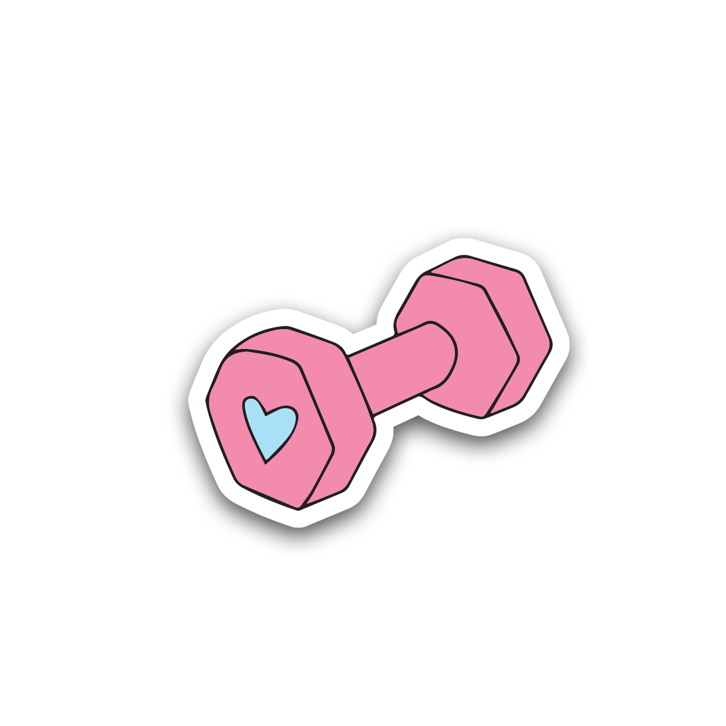Pink Dumbbell