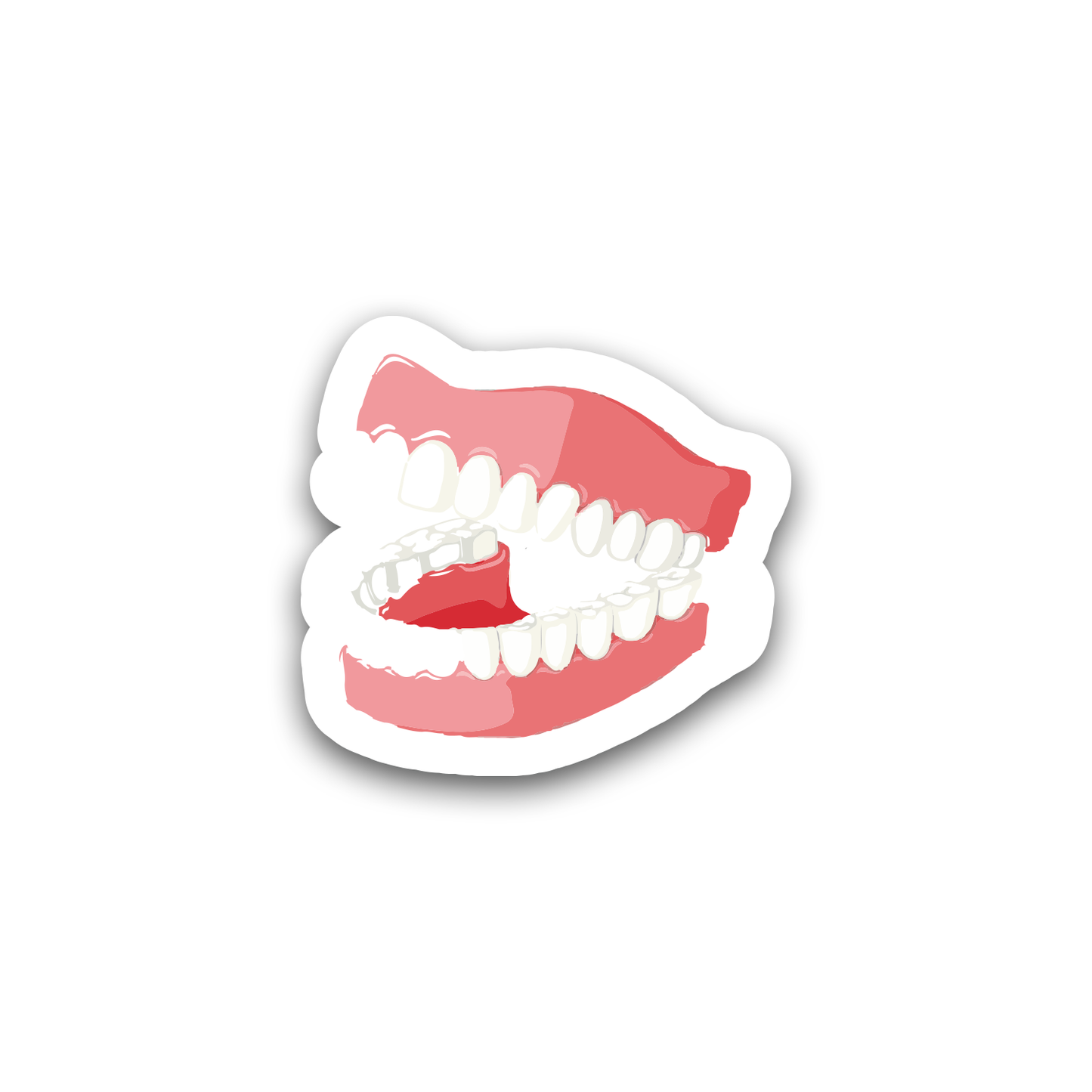 Jaw Teeth Sticker
