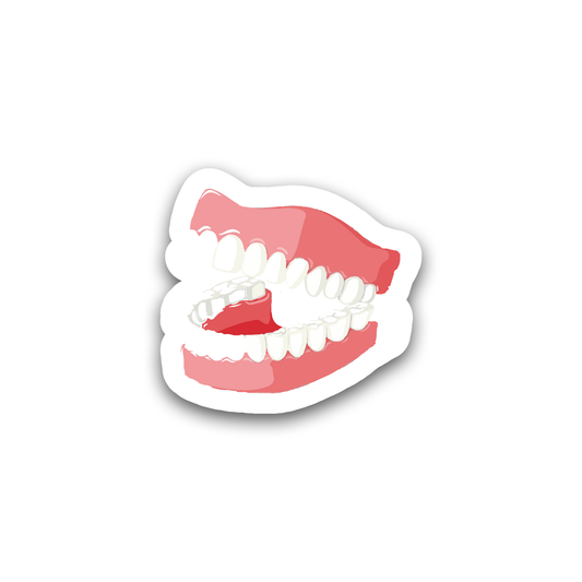 Jaw Teeth Sticker
