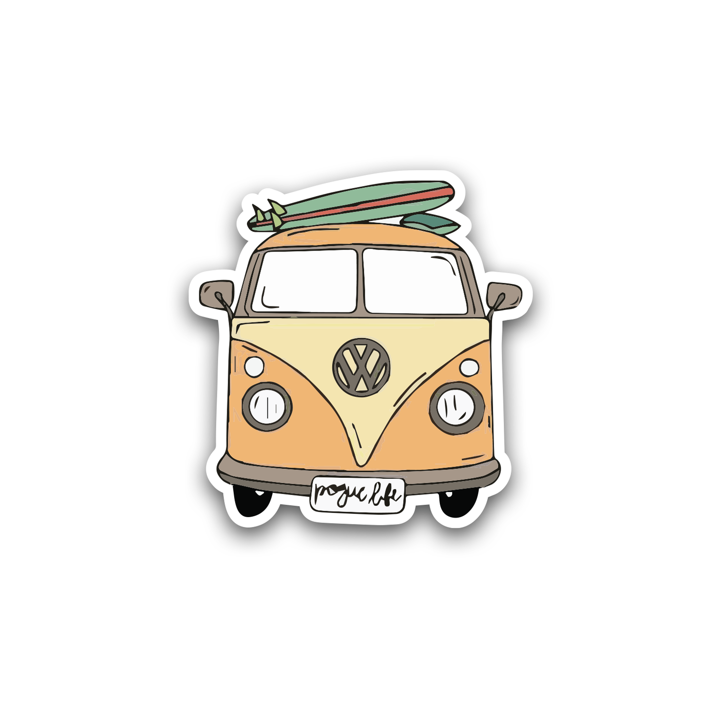 Volkswagen van Sticker