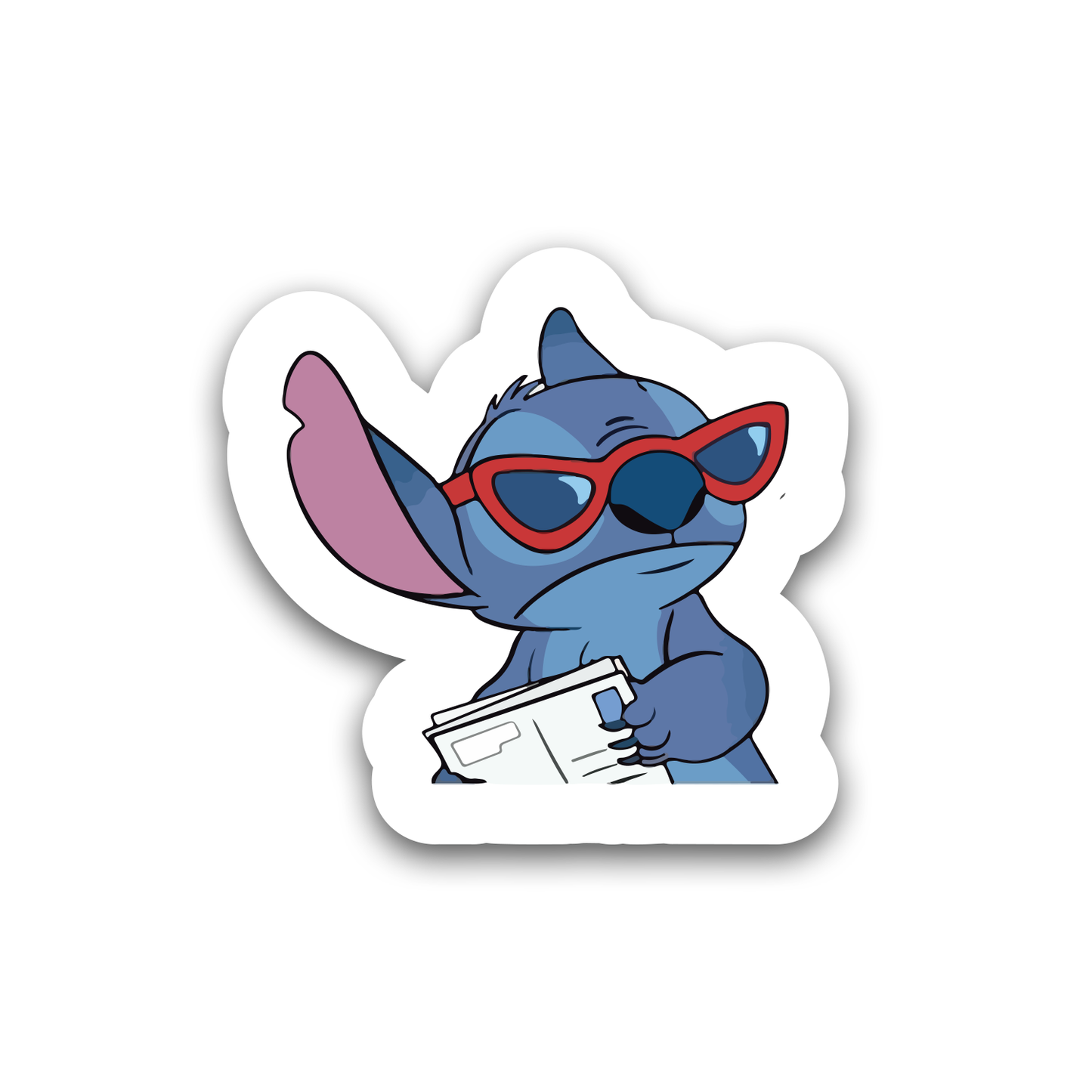 Stitch the Famous Sticker