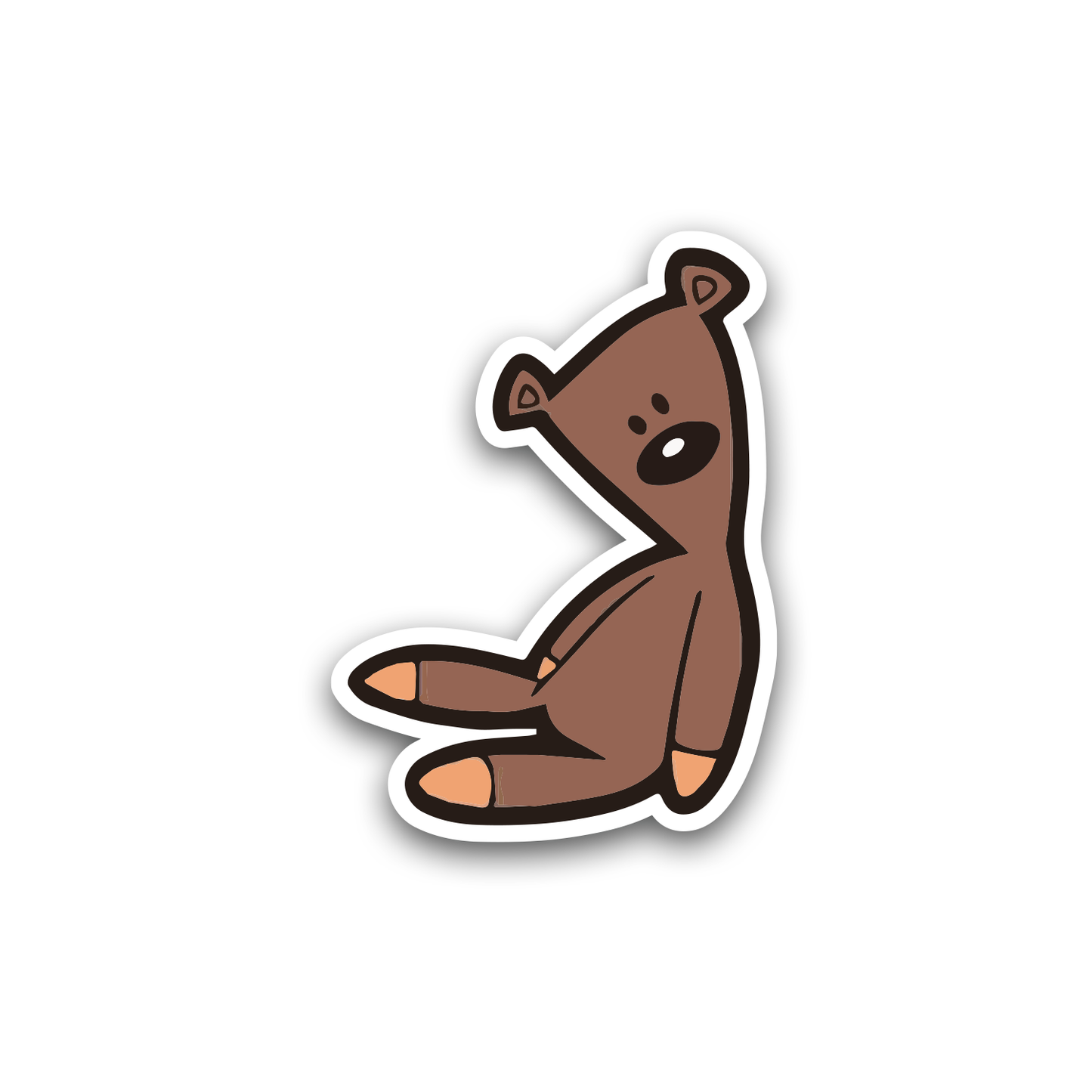 Mr. Bean Bear Sticker