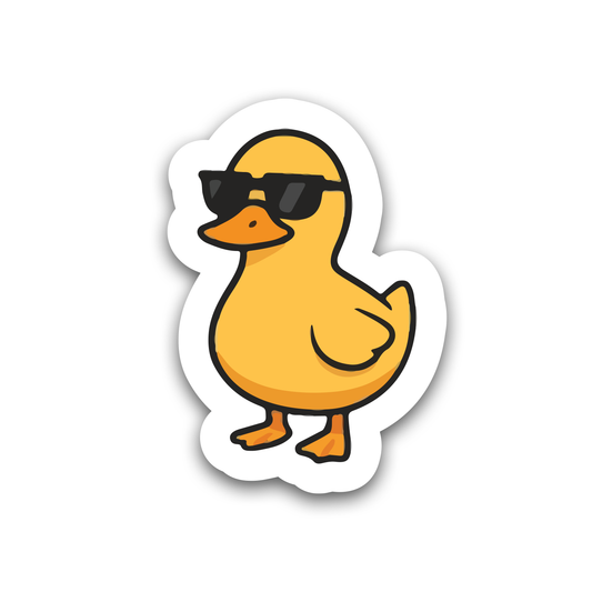 The famous duck Sticker