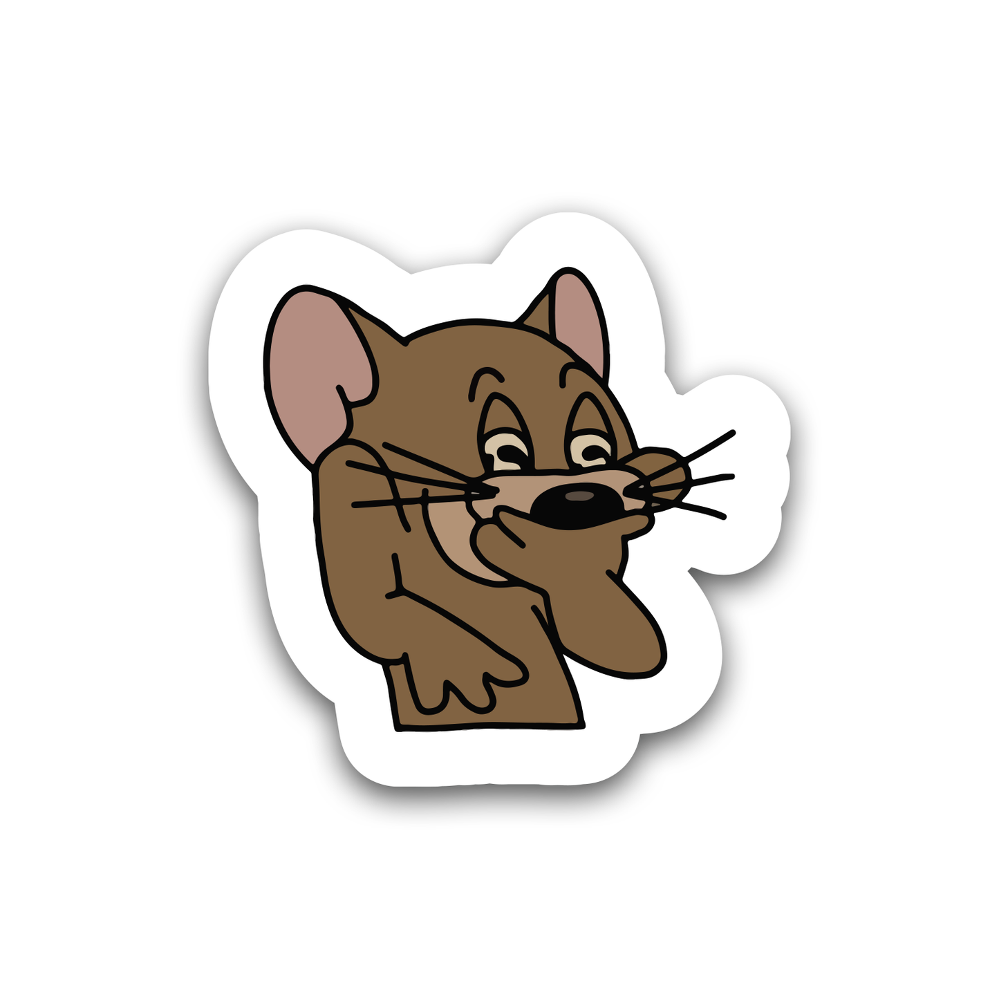 Jerry laughs a wicked laugh Sticker