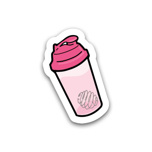 Pink Shaker Sticker