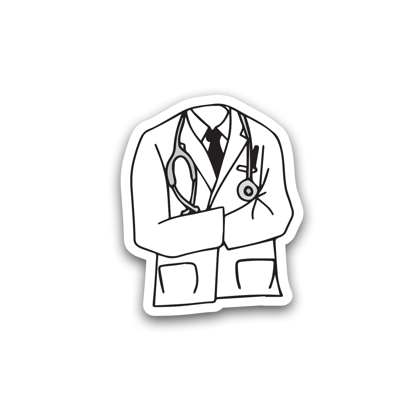 Doctor's Coat Sticker