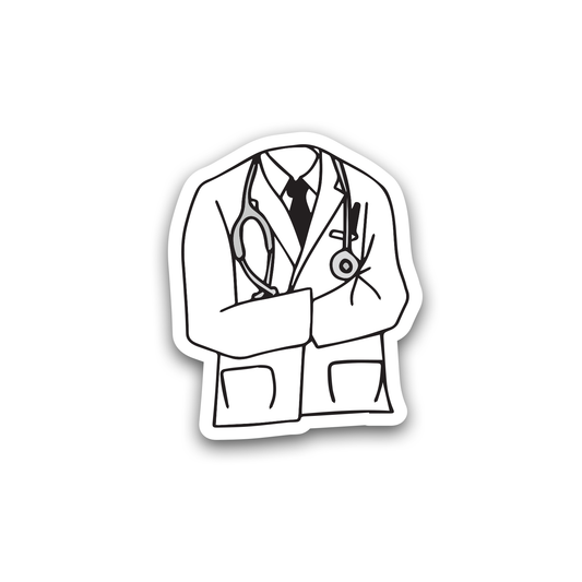 Doctor's Coat Sticker