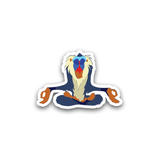 The Wise Baboon Sticker