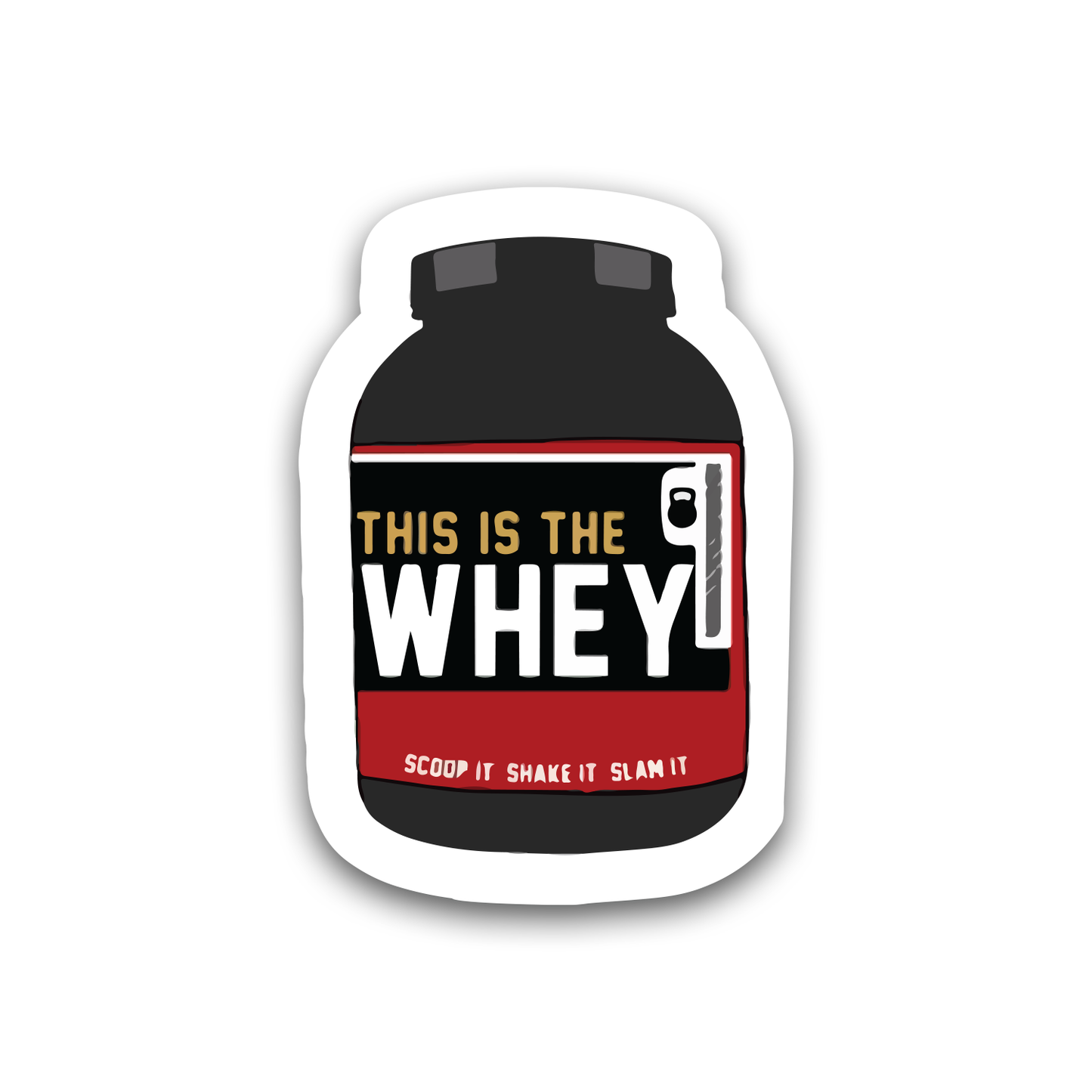Whey Protein Sticker