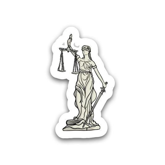 Lady Justice Sticker