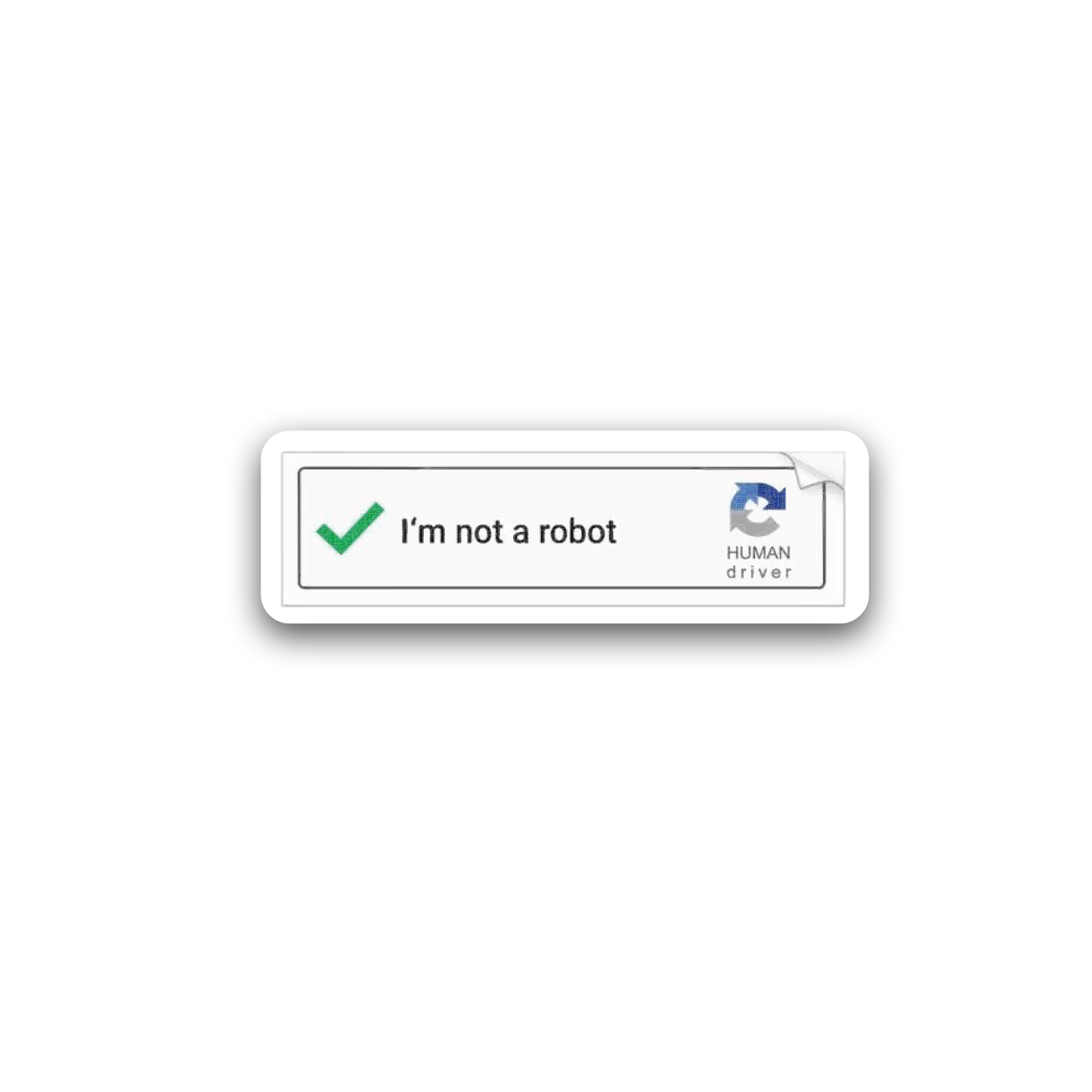 I'm not a robte Sticker