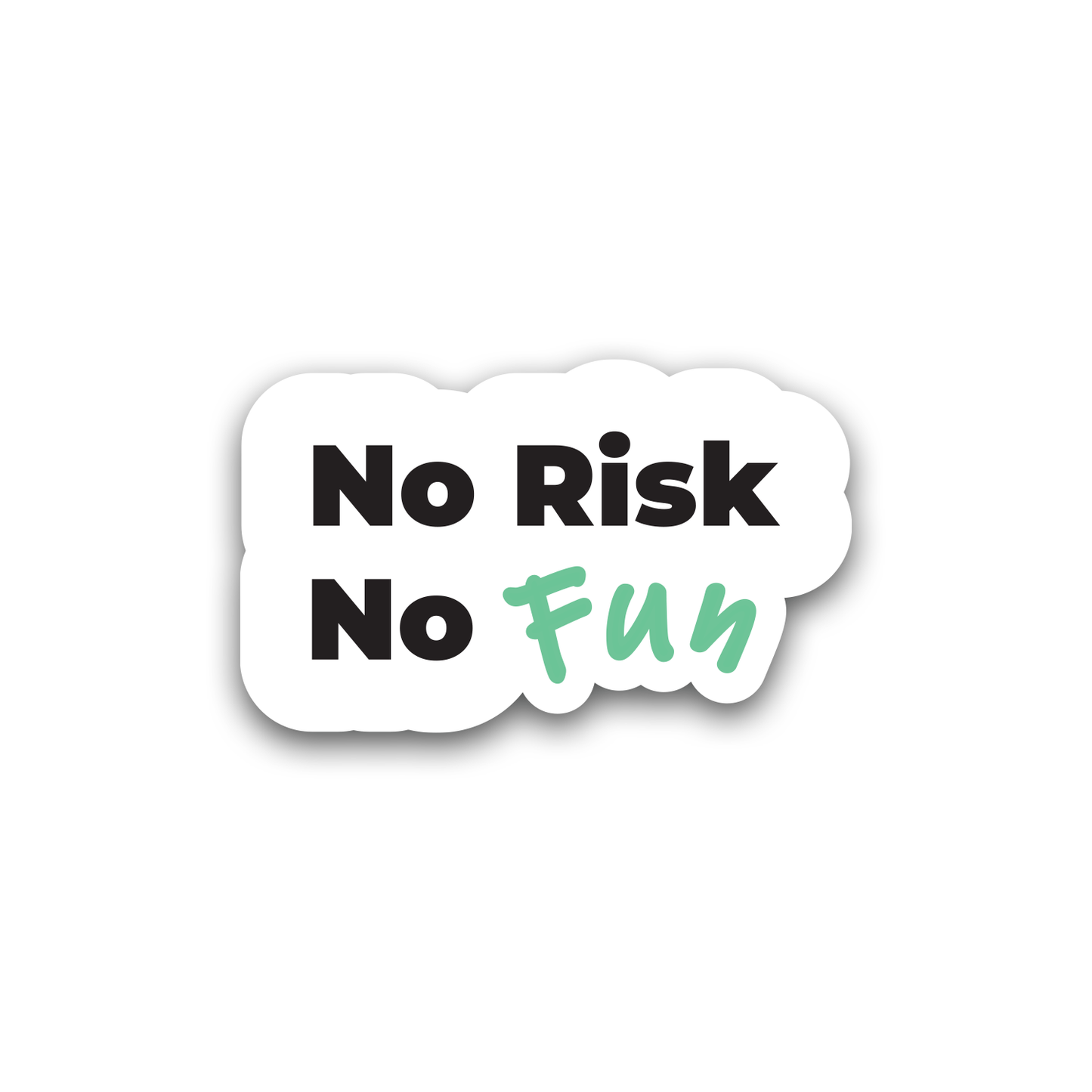 No Rick No Fun Sticker