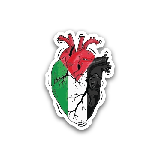 Palestine is in my heart Sticker