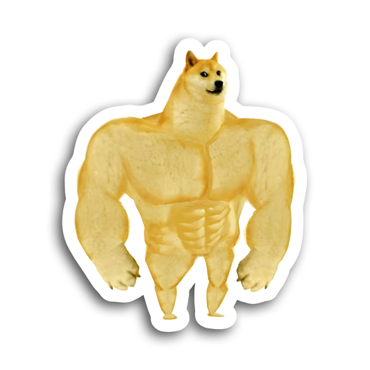 The stumped dog  Sticker