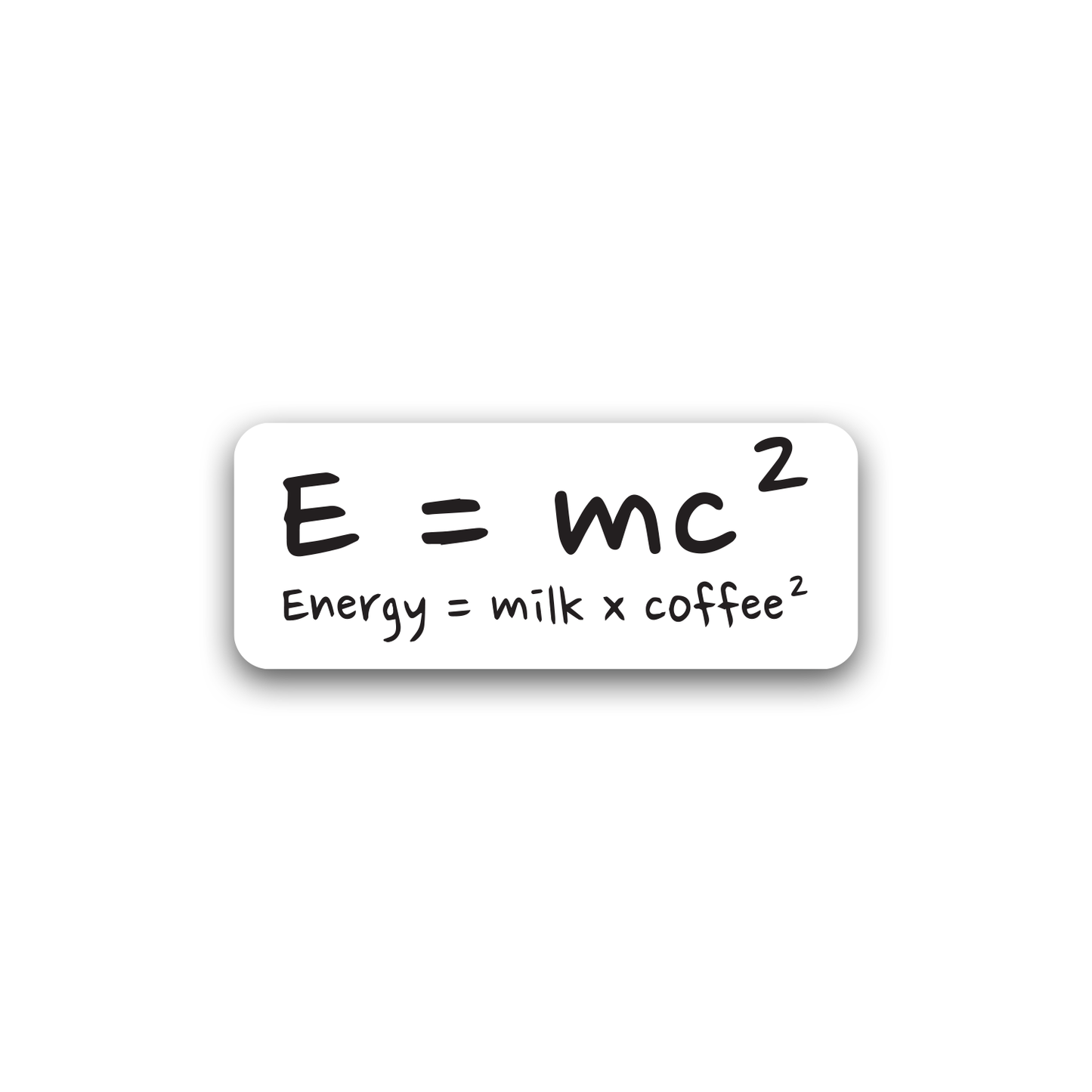 E=mc^2 Sticker