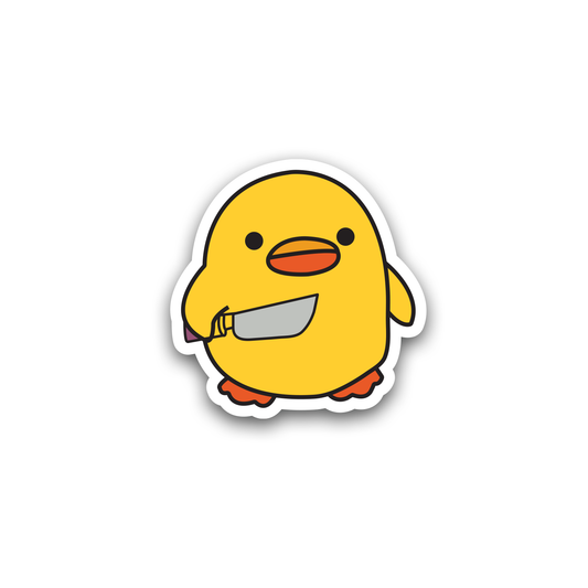 Angry Duck Sticker
