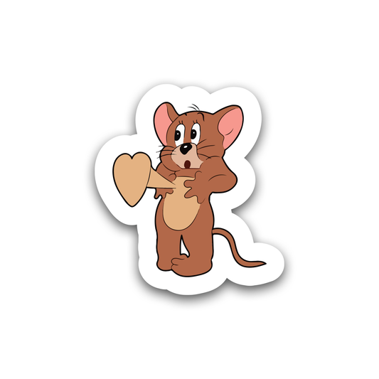 Scared Jerry  Sticker